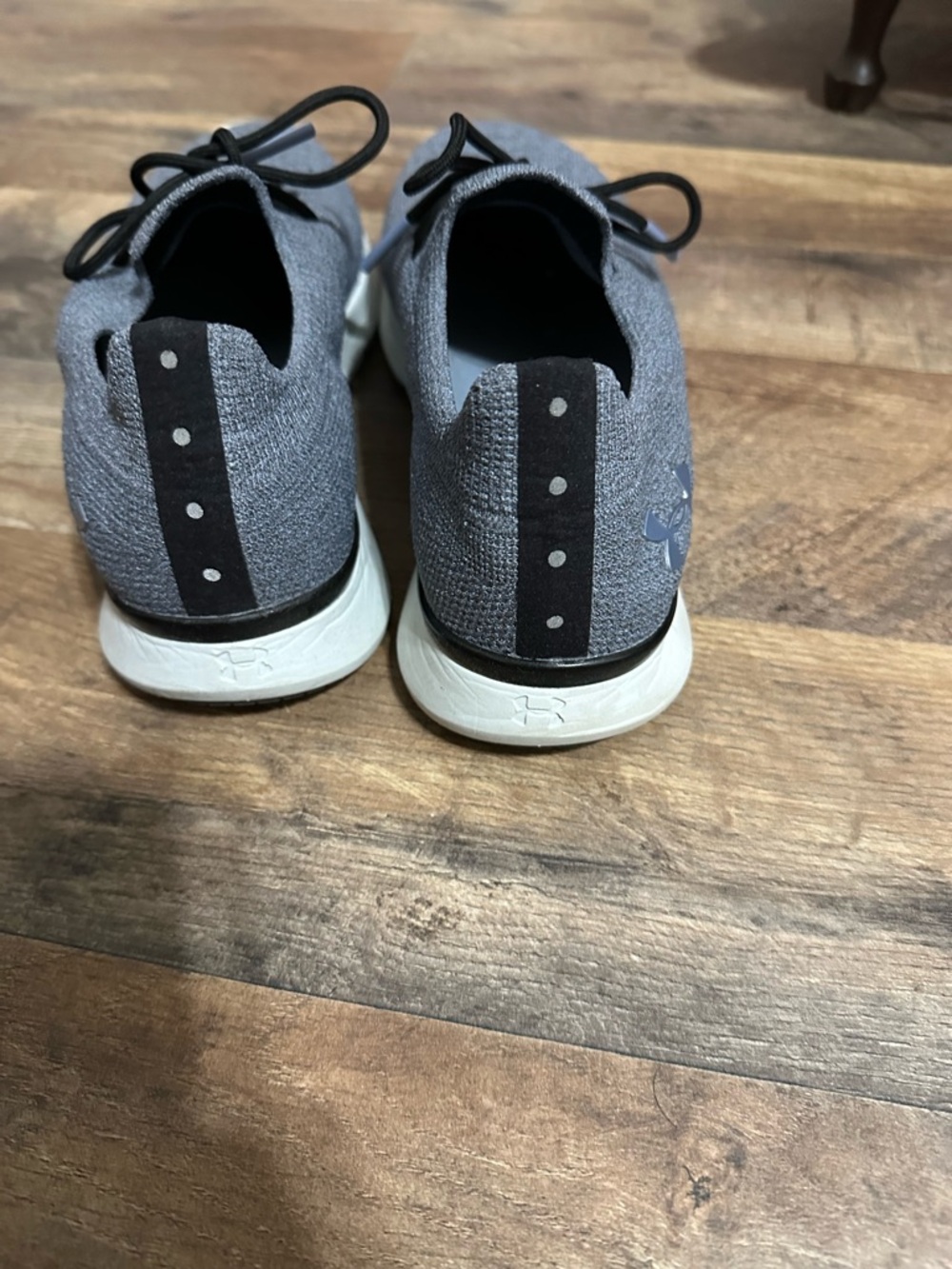 Under Armour Grey Knit Athletic Sneakers - Picture 5 of 7